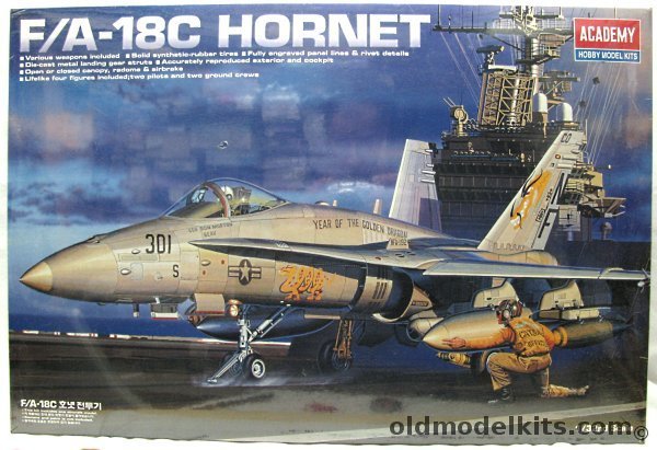 Academy 1/32 F/A-18C Hornet, 2191 plastic model kit